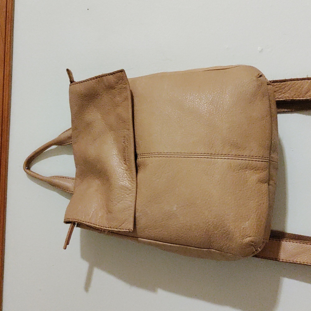 American Leather Tan Backpack
